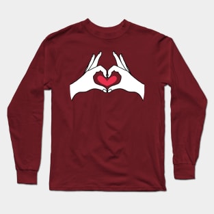 Hand heart Long Sleeve T-Shirt